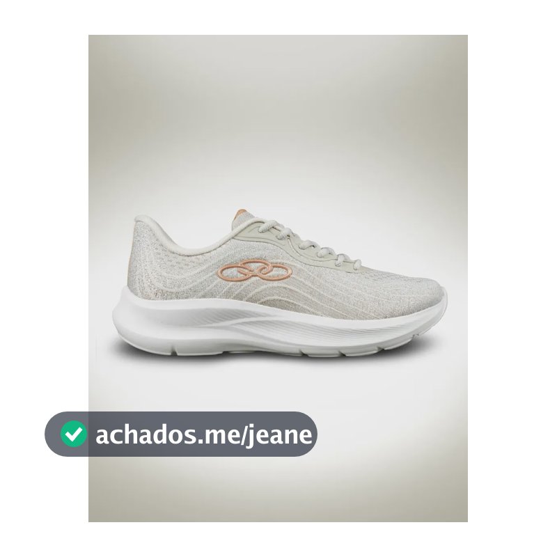 Tênis Olympíkus Feminino Venus Academia Caminhada Envio 24hr Marfim 37