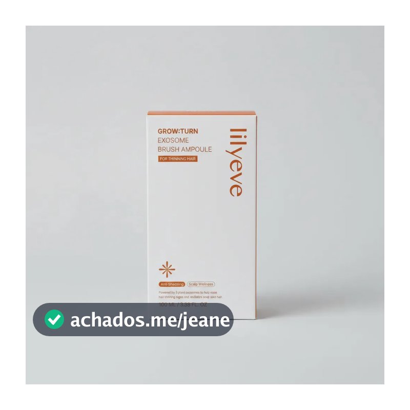lilyeve Exosome Brush Ampoule Serum Crescimento capilar