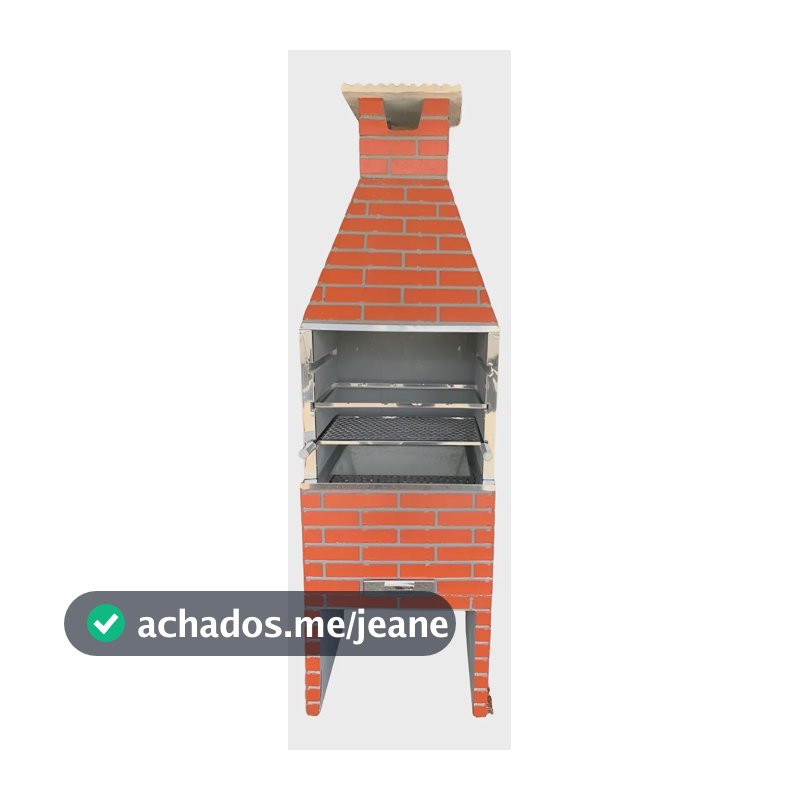 Churrasqueira Pré Moldada Tipo tijolinho 0,65 Largura X 2,25 Altura