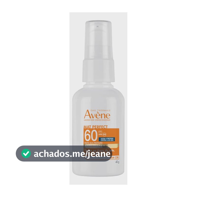 Protetor solar Avène Mat Perfect Anti-Idade 60FPS en creme 40mL