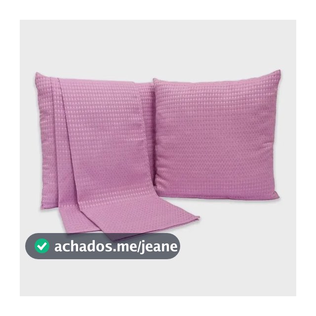 Kit Peseira Casal Queen 3 Peças Com Almofadas Lisas