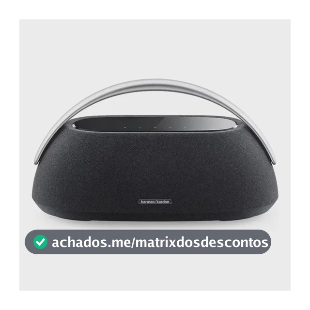 Caixa de Som Portátil Bluetooth Harman Kardon Go Play 3 160W Preto