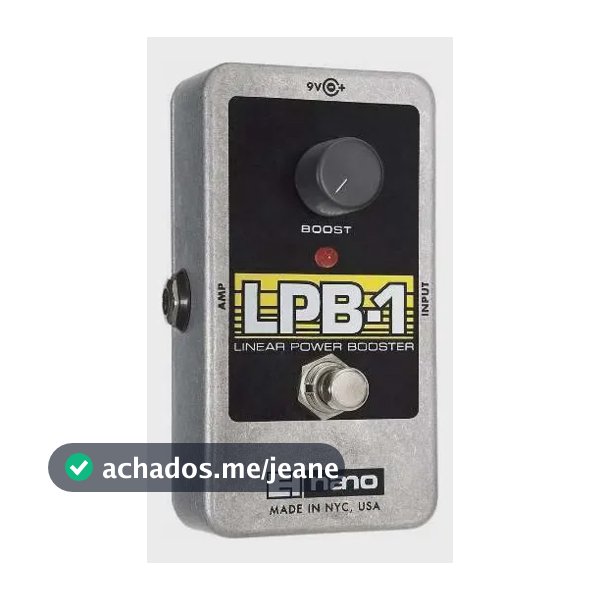 Electro Harmonix Lpb-1 Booster C/ & Preto/amarelo