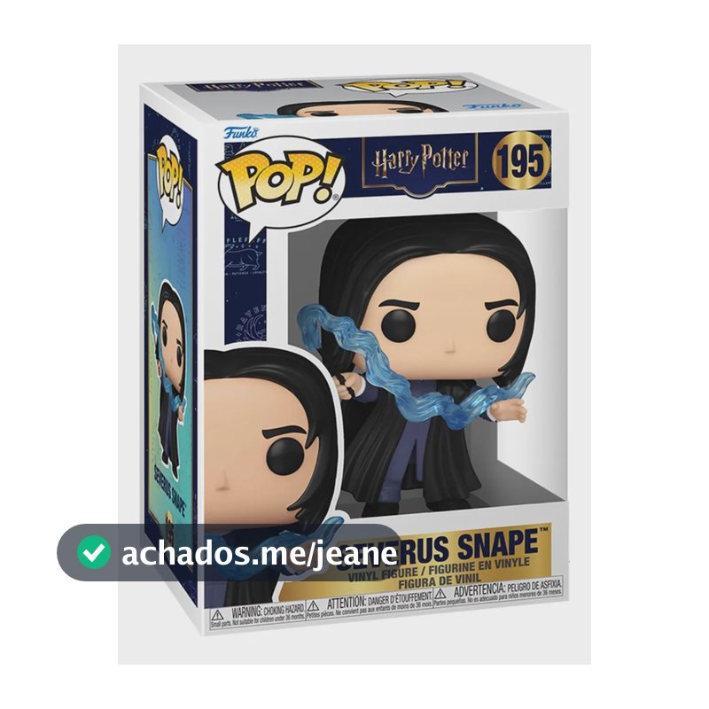 Filmes Funko Pop: Harry Potter - Snape com Patrono