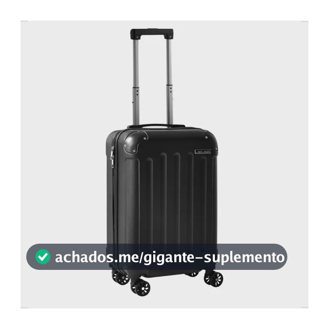 Mala De Viagem Bordo Mão Pequena 10kg Abs Cadeado 360