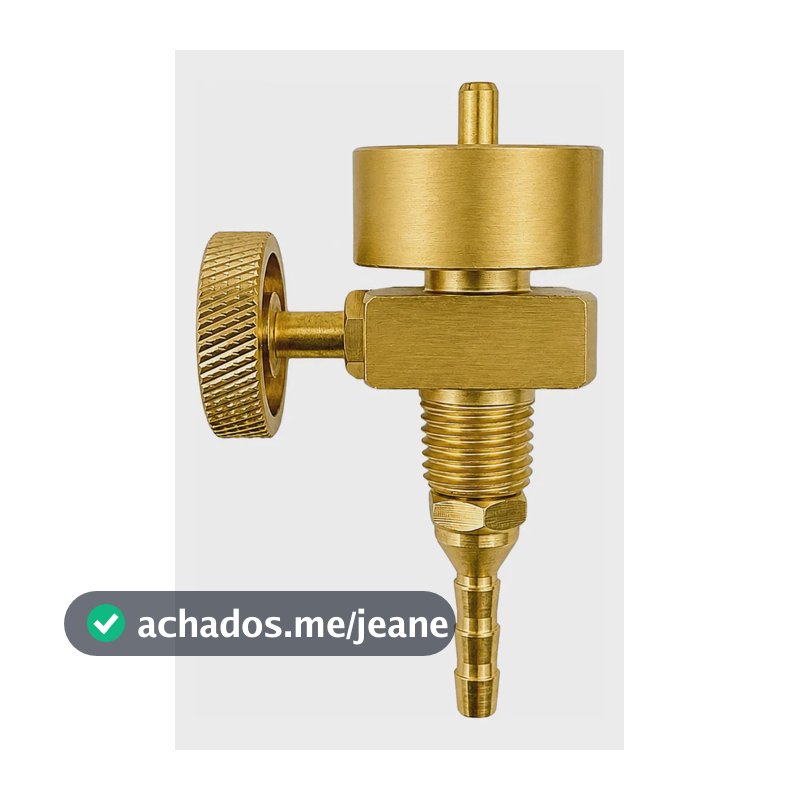 Válvula Registro Adaptador Para Cilindro De Gás Mapp