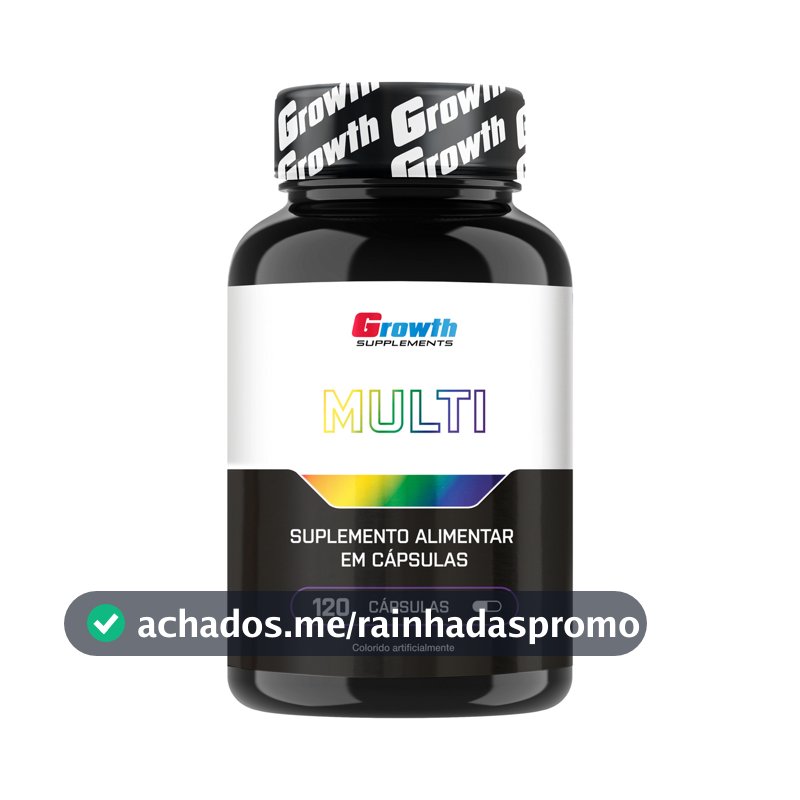 Multivitamínico Growth Supplements em cápsula Sem sabor x 100g de 120 un