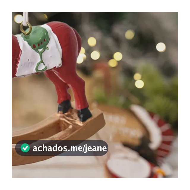 Enfeite De Árvore De Natal Em Resina Vermelho Festivo Vermelho