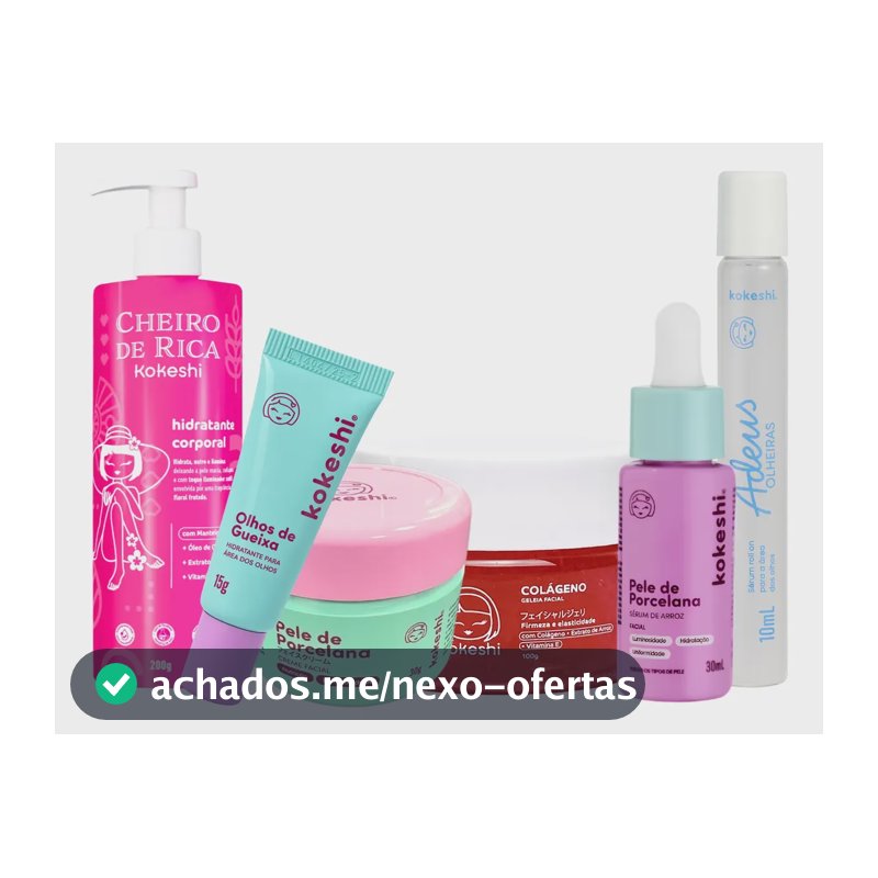Kit Skincare Rejuvenescimento Completo Kokeshi