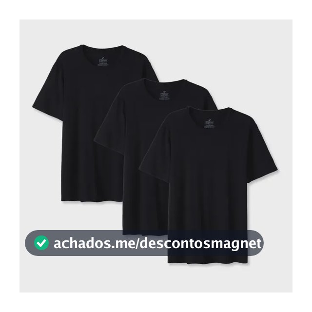Kit 3 Daily T-shirt Feminino - Gênero Feminino