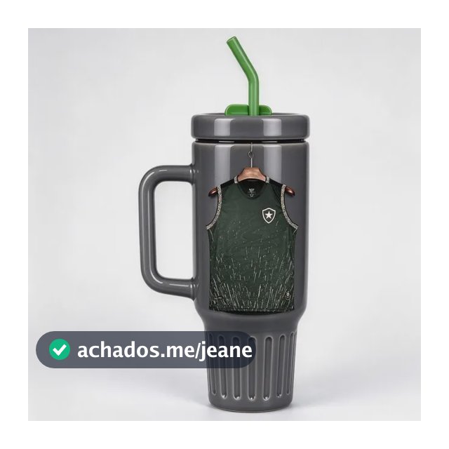 Copo Premium Com Chaveiro 1200 Ml Térmico Top Bot Fans