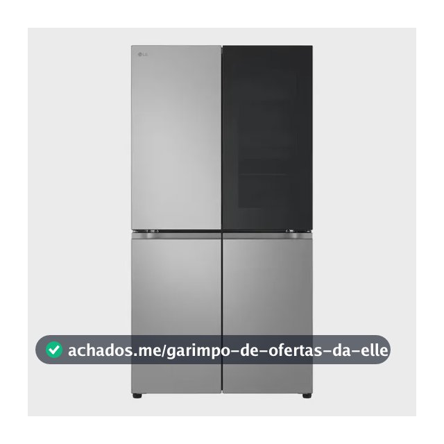 Geladeira LG Smart Multidoor 670l Frost Free Inverter Instav Prateado
