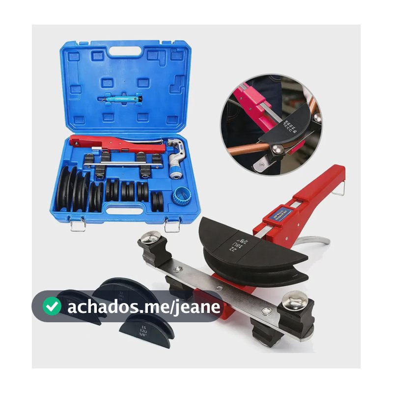 Curvador Tubos Canos De Cobre 1/4 A 7/8 Ferramentas Dobrador