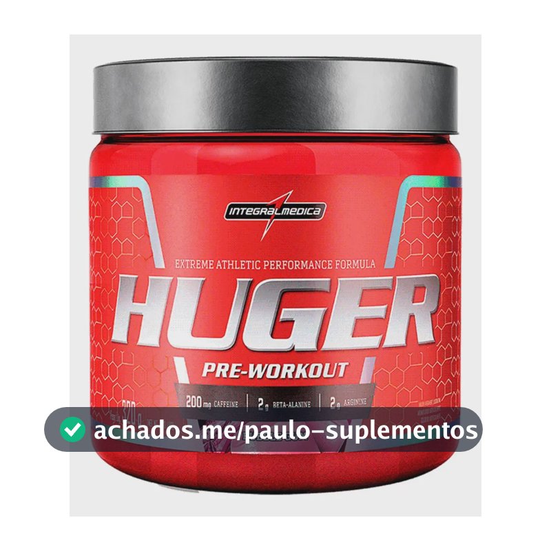 Pré Treino Huger Bubble Gum Pote Com 320g Integralmédica