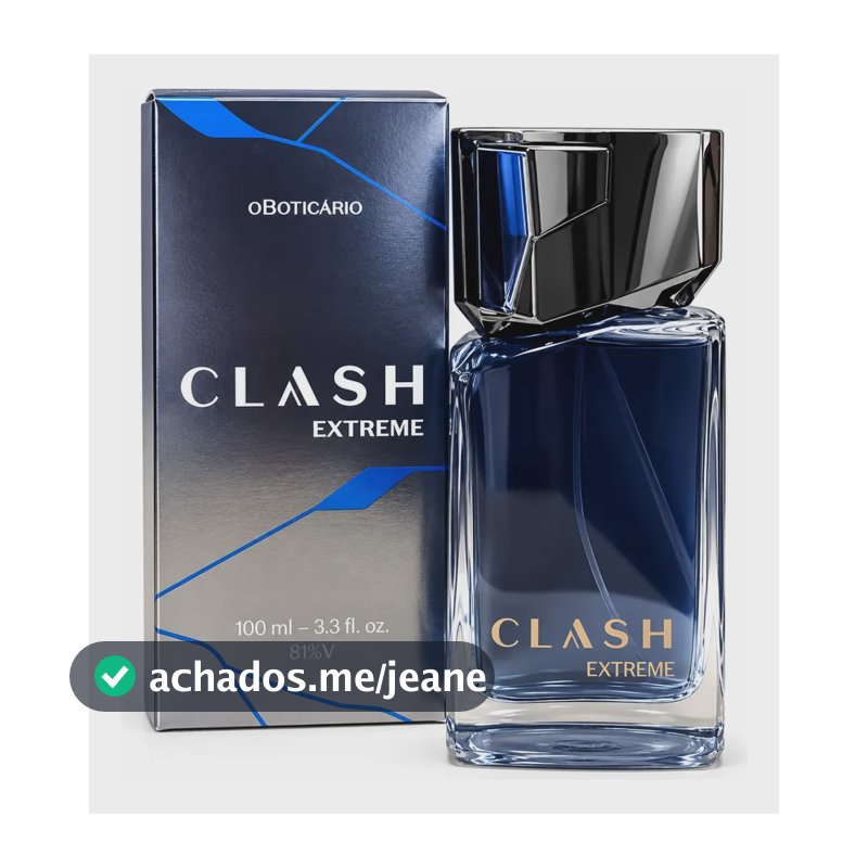 Perfume Clash Extreme 100ml O Boticário