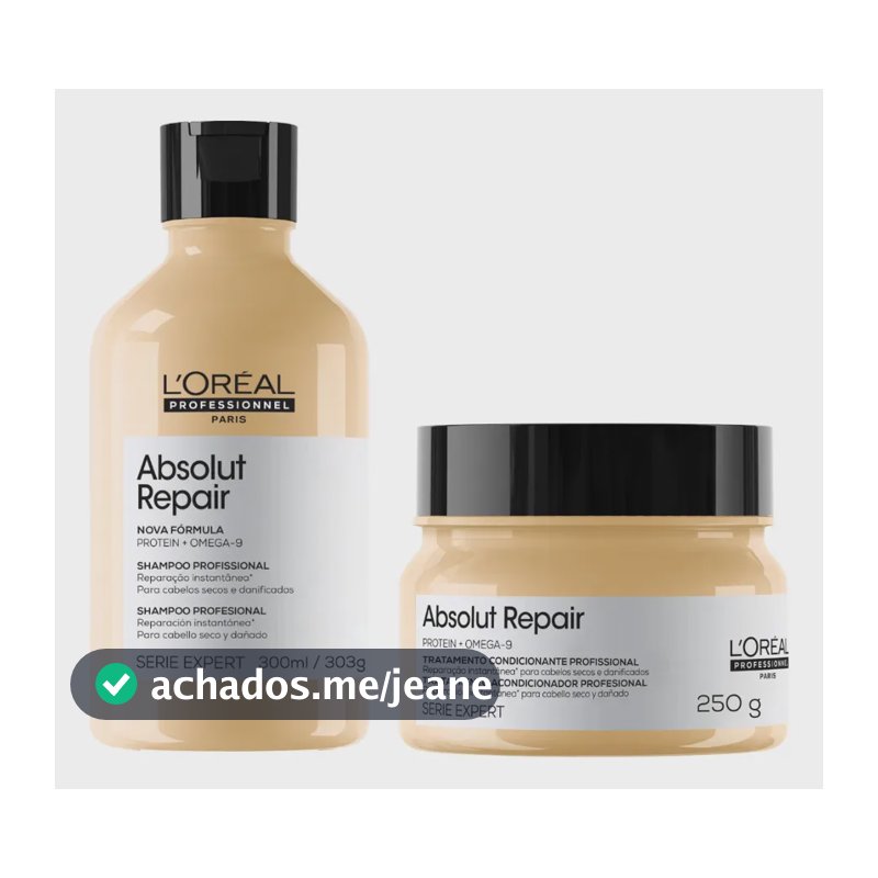 L'oréal Expert Absolut Repair Shampoo 300ml + Máscara 250g