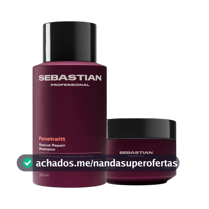 Kit Sebastian Professional Penetraitt Shampoo Máscara