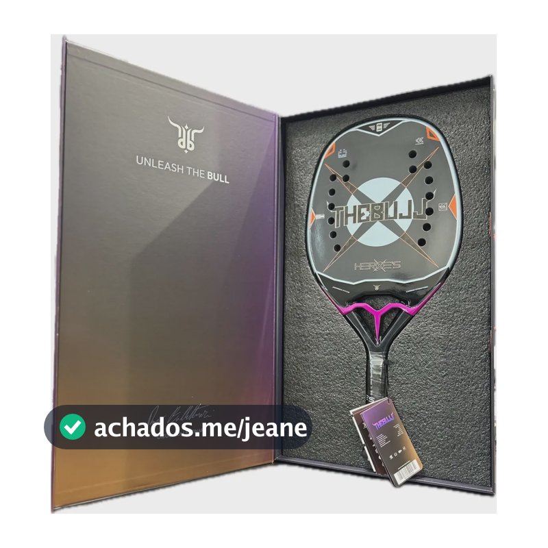Raquete Beach Tennis Heroes The Bull Carbon12k Box 2025