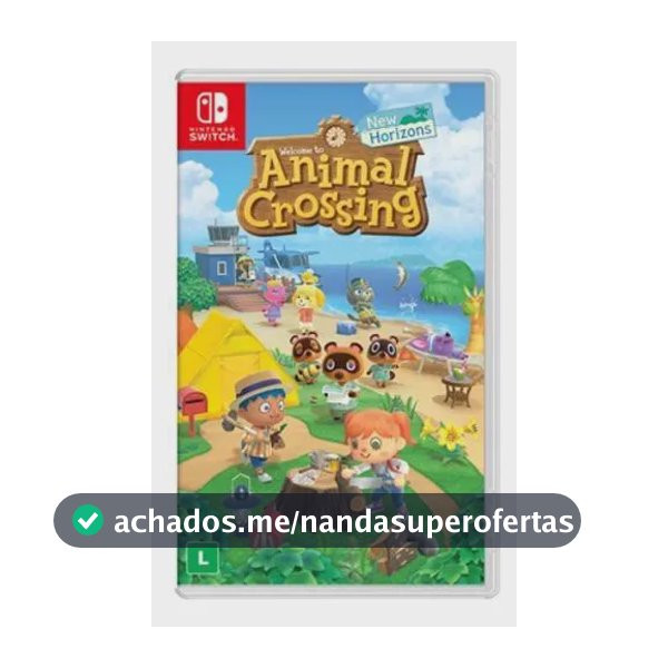 Jogo Animal Crossing New Horizons Nintendo Switch Físico
