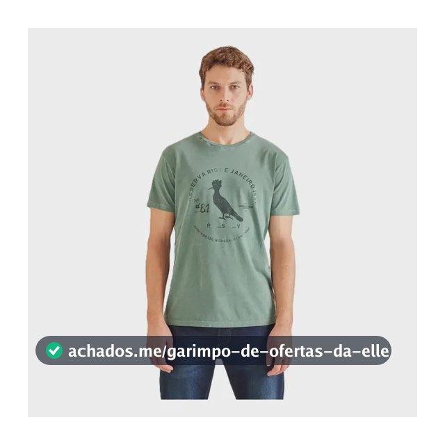 Camiseta Sb Algodão Carimbo Gaze Reserva