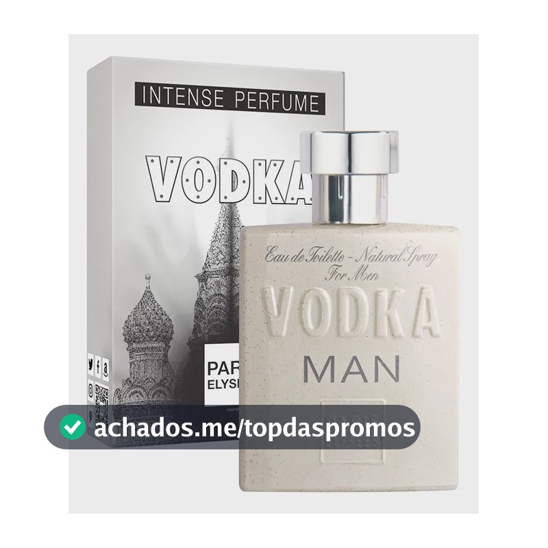 Perfume Vodka Man Paris Elysees Masculino Intense 100ml