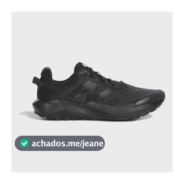 Tênis New Balance Nitrel V6 Masculino Corrida Trilha Preto 42 Br