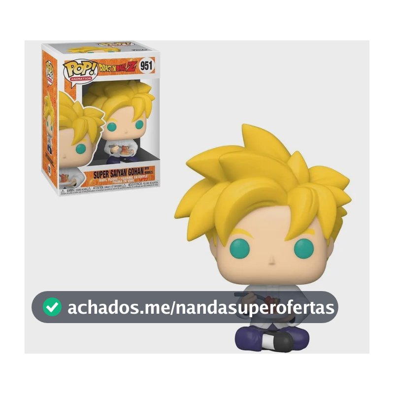Funko Pop Dragon Ball Z 951 Super Saiyan Gohan W/ Noodles