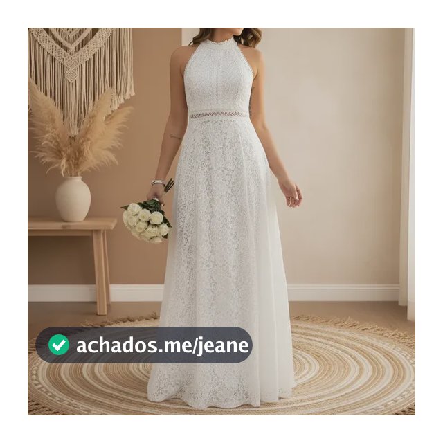 Vestido Noiva Premium Off White Casamento Civil Social Top