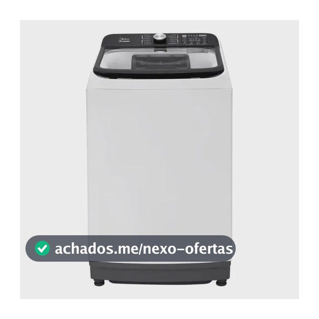 Lavadora De Roupas Midea Wave Agitator 13kg Branca 127v