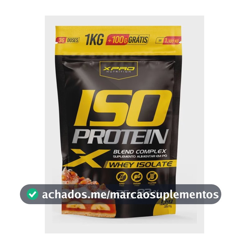 Whey Protein Isoblendcomplex Zero Açucar 1.1kg Xpronutrition Banana