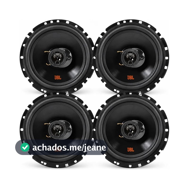 Kit Facil Jbl 4 Alto Falantes 6 6trfx55 Flex 4 220w Triaxial Cor Preto
