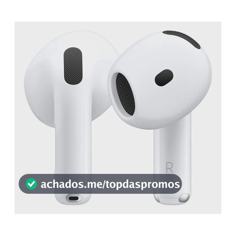 Apple AirPods 4 Sem Cancelamento Ativo De Ruído Branco