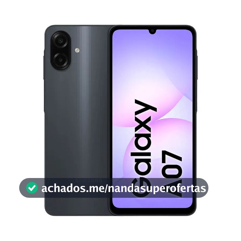 Samsung Galaxy A07 128gb 4gb Ram Preto