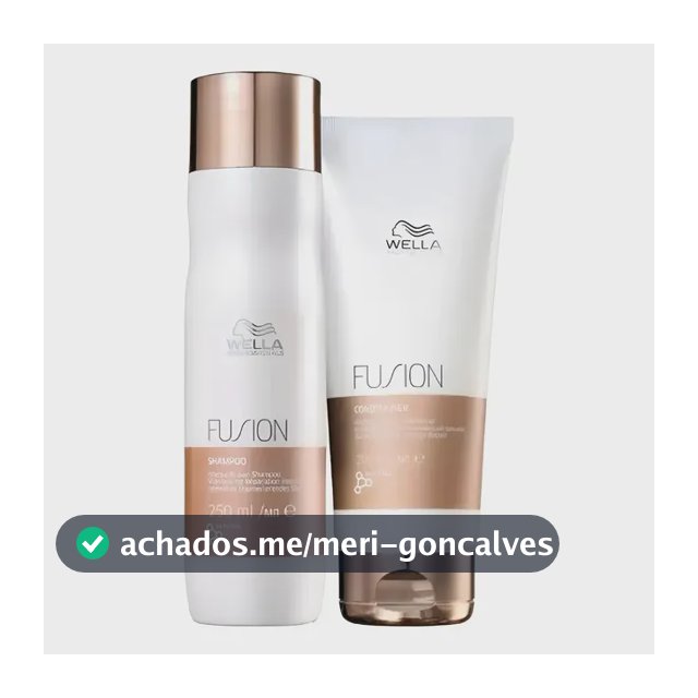 Fusion Shampoo 250ml e Condicionador 200ml