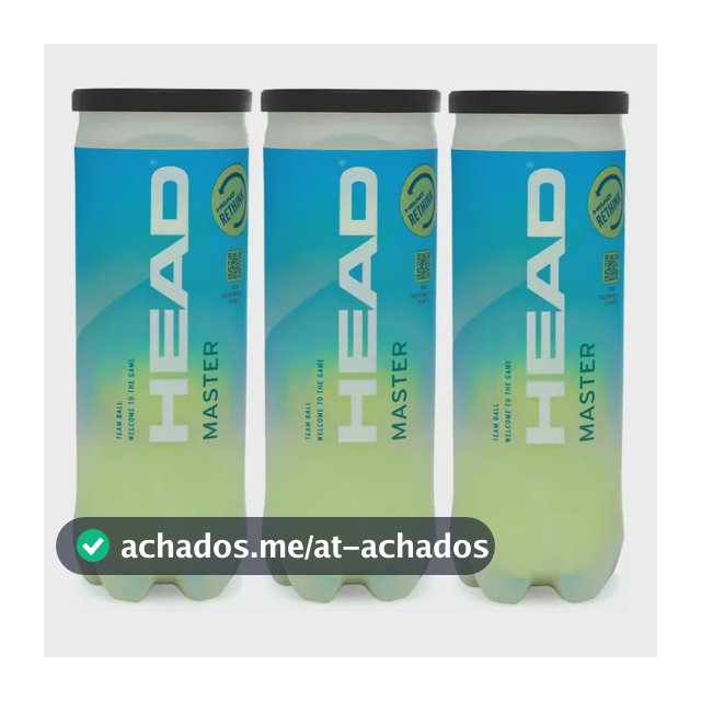 Bola De Tênis Head Master Pack Com 3 Tubos