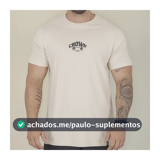 Camisa Confortável Treino Academia 100% Algodão