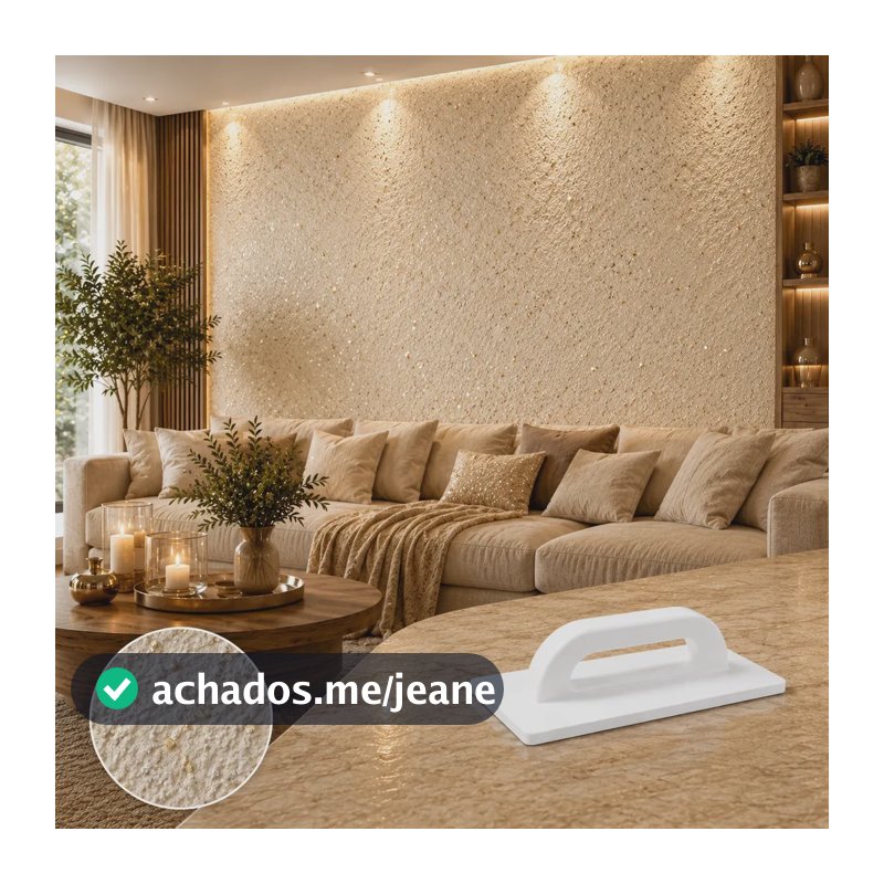 Super Papel De Parede Líquido Premium Europaper Rende 5m² Areia
