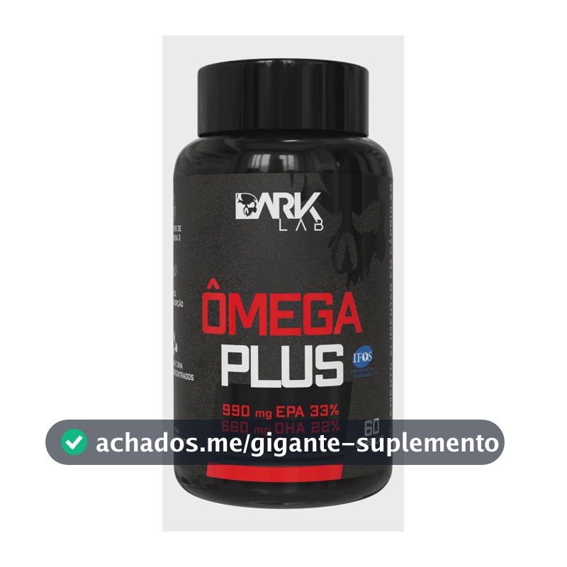 Omega Plus 60 Cápsulas Ômega 3 Dark Lab