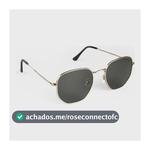 Óculos De Sol Saint Germain Dourado Harbor Aviador Uv400 Lente Preto Desenho Espelho