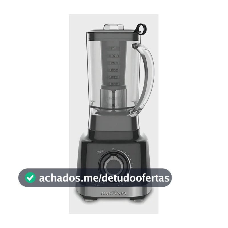 Liquidificador Britânia Blq1300p Turbo 1200w 3 L 110v