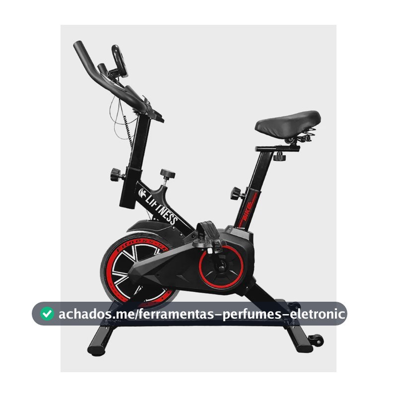 Bicicleta Ergométrica Profissional Spinning X11 Em Aço Carbono Suporta Até 120kg - Liftness Preto