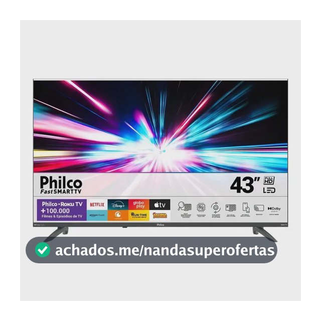 Smart Tv 43 Philco Led Roku Tv Dolby Audio Ptv43va4regb