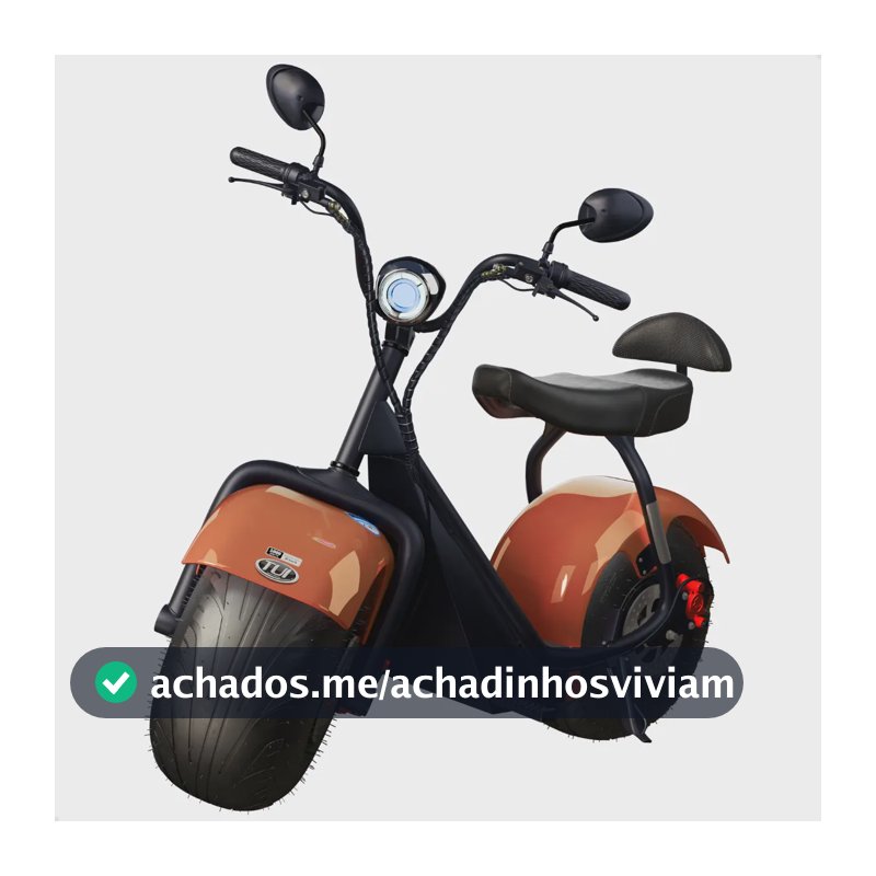 Scooter Elétrica 1000w Tui 2 Lugares Autonomia 60km Sem Cnh Cor Bronze