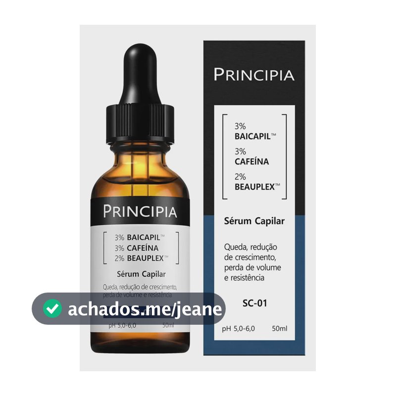 Principia Sc-01 Sérum Capilar 50ml 3% Baicapil 3% Cafeína