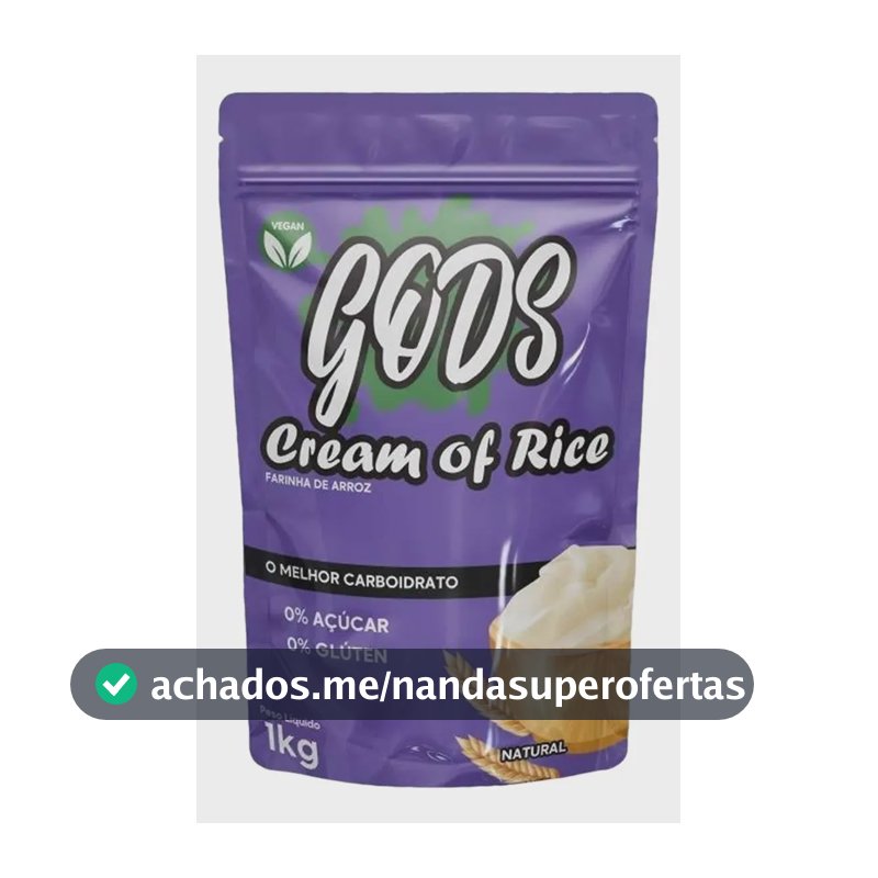 Suplemento Nutricional Esportivo Canibal Inc. Gods Cream Of Rice Natural 1kg