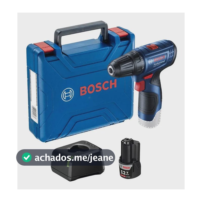 Parafusadeira E Furadeira 3/8 A Bateria Bosch Gsr 120-li