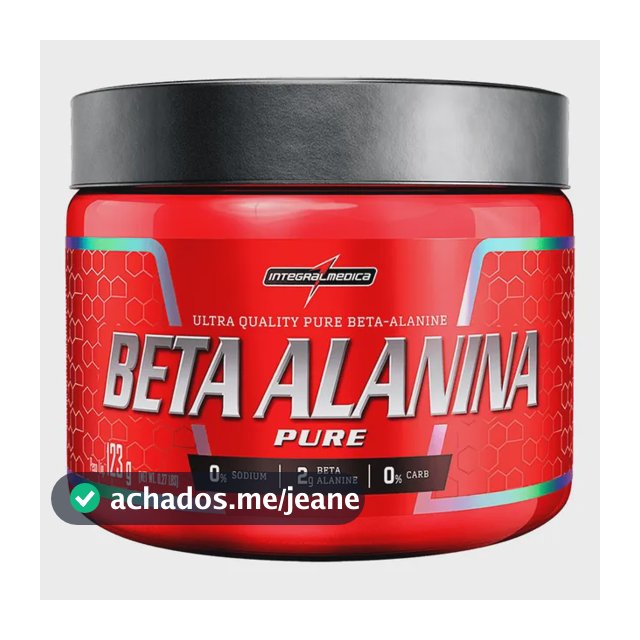 Beta Alanina Pura em Pó 123g Integralmédica