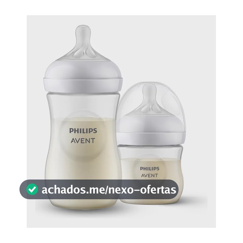 Kit Duplo Mamadeiras Pétala 125ml E 260ml - Scd838/26 Avent