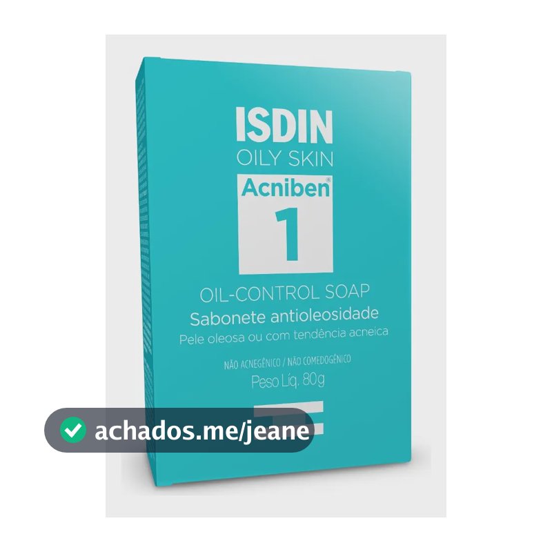 ISDIN Acniben Sabonete Antioleosidade em Barra 80g