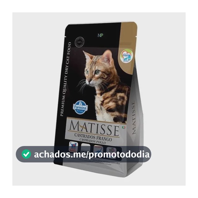 Ração Farmina Matisse Frango Para Gatos Castrados 7,5kg